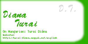 diana turai business card